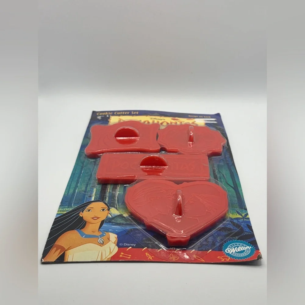 1990s Vintage Wilton Disney Pocahontas Cookie Cutter Set, New In Package Kitchen